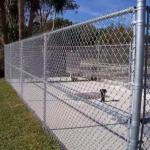 Galvanized PVC Coated Chain Link Fence Panels 2.0mm 2.5mm Thickness
