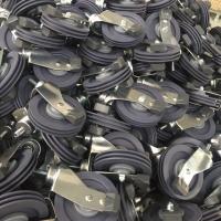 Buy cheap M12x15mm Threaded Stem Polyurethane Wheel 5 Inch Shopping Trolley Castors product