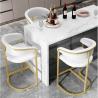 Buy cheap Stainless Steel Frame Flannel Bar High Stools For Kitchen from wholesalers