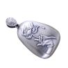 Buy cheap Women Engraved Sutra Flower Sterling Silver Drop Pendant Necklace Buddhist Jewelry (N808063) from wholesalers