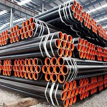 Buy cheap grade Q345B Carbon Steel Pipe High Carbon Steel Tube with Plastic Caps from wholesalers