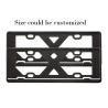 Buy cheap Customized Size Lightweight Slim Carbon Fiber License Plate Frame from wholesalers