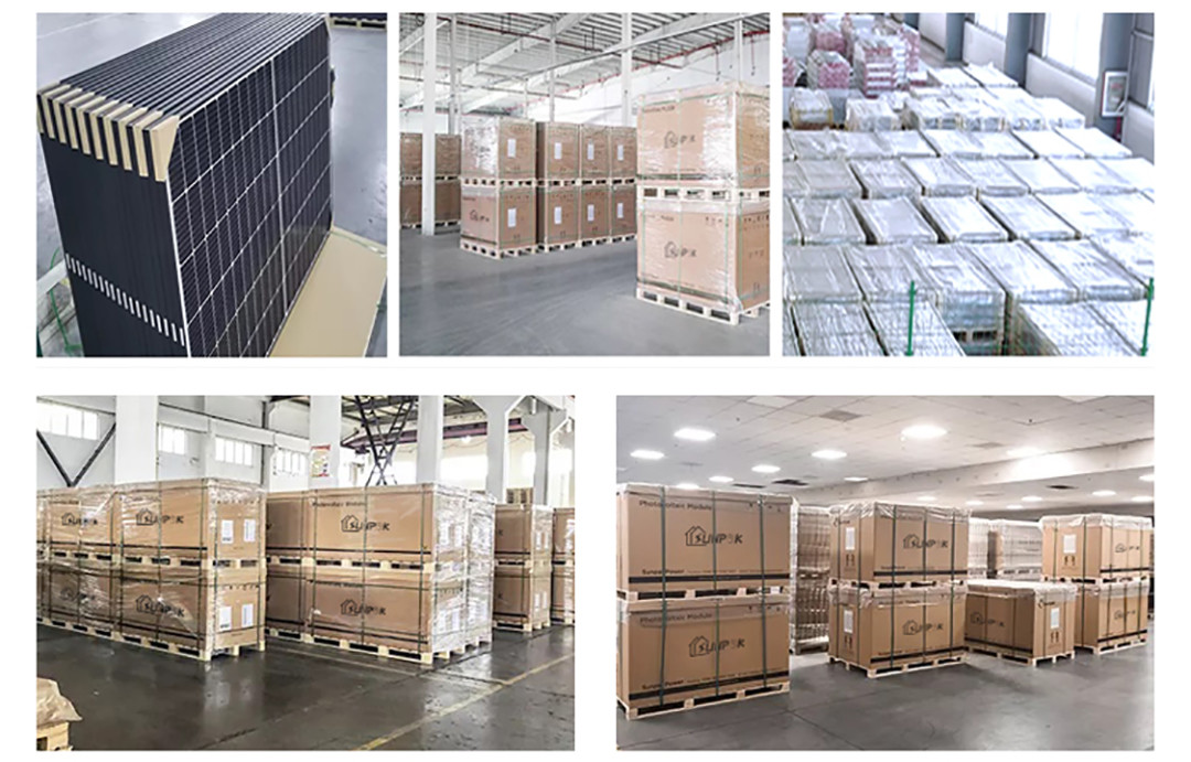Eu Warehouse Price Solar Panels 500W 550W 500 550 Watts Bifacial Monocrystalline Solar Panel