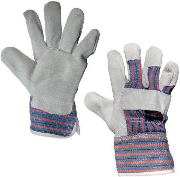 Buy cheap 14'' 16'' 18'' Rubberized Cuff Cow Split Leather Safety Gloves 213g from wholesalers