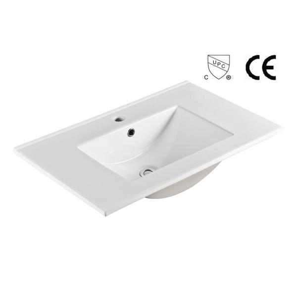 Buy cheap American Standard Bathroom Vanity Sinks Drop In Cupc White Porcelain 700mm from wholesalers