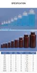 5ml-1000ml Laboratory PP Wide Mouth HDPE Amber White Sterilization Type