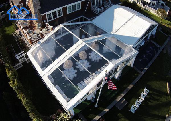 Buy cheap Large Transparent Marquee Tent Heavy Duty Outdoor Wedding Ceremony Tent Event Shelter Waterproof from wholesalers