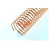 Buy cheap Copper Metal Spiral Binding Coils , 2mm Single Book Binding Wire from wholesalers