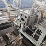 SJSZ 55/120 Twin Conical Screw Extruder The Perfect Match for UPVC Door Frame