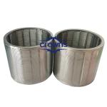 Accurate Slot Stainless Steel Wedge Wire Screen Pipe For Water Treatment