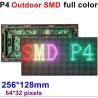 Buy cheap Outdoor P4 SMD Full Color LED Display Module 320X160mm / 256X128mm LED Screen Module from wholesalers