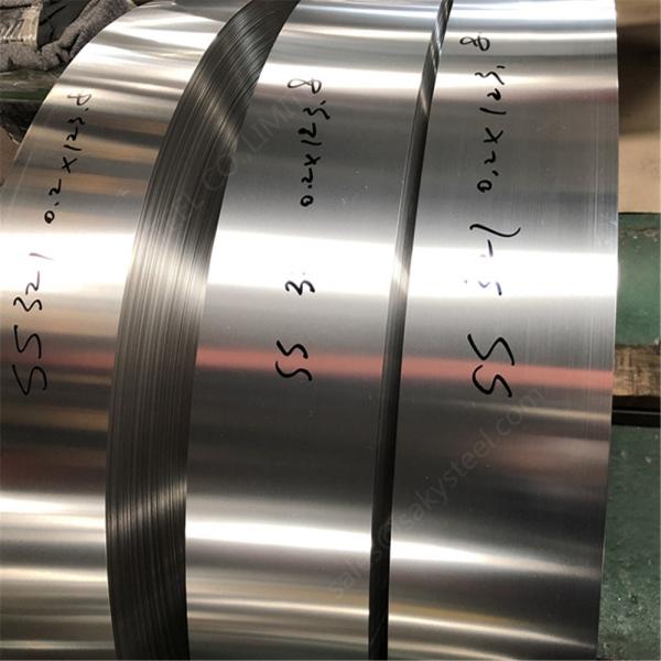 Buy cheap BA Surface Stainless Steel Metal Strip SS304 Mill Edge For Fabrication from wholesalers