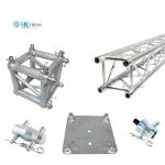 Square Main Tube 50*2mm Aluminum Truss LED Light Source Dj Light Stand for