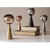 Buy cheap Nordic silver table lamp modern simple bedroom bedside ball light floor lamp from wholesalers