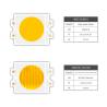 Buy cheap High Power Led Chip 4055 Led 100w Chip Dual CCT 200W+200W Bi Color 2700k 6500k Led Cob 45v for Photography Video Light from wholesalers