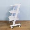 Buy cheap Dental Clinic 3 Layer Dental Trolley Hospital Mobile Instrument Cart With 4 Universal Wheels from wholesalers