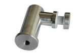 glass fitings RS2803, stainless steel 304, finishing Satin, size 25x65mm