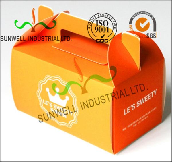 Buy cheap Offset Printing Corrugated Cardboard Food Food Serving Boxes Art Paper Top E Flute from wholesalers