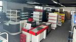 Factory Custom Size Color wood grain color supermarket bread display rack