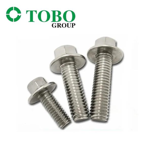 Buy cheap Super Duplex Stainless Steel 2205 2507 A286 Phillips Drive Hex Head Flange Bolt DIN6921 from wholesalers