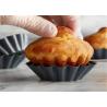 Buy cheap RK Bakeware China Foodservice NSF Telfon Nonstick Aluminum Cake Mould Mini Fluted Brioche Cake Pan Mold from wholesalers