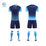 Quick Dry Material Soccer Uniform Set Standard Thickness Custom T Shirt Football