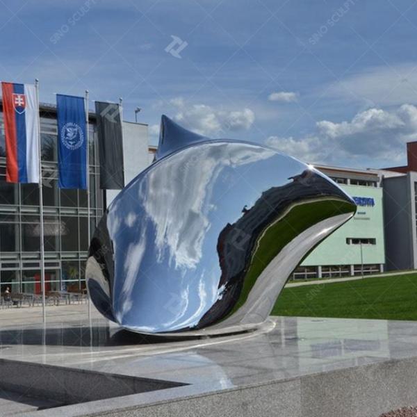 Buy cheap 4 Meters High Mirror Polished Stainless Steel Polishing Sculpture A Pulsing Heart from wholesalers