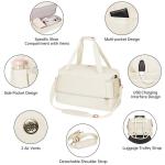 Custom Logo Women Duffel Weekender Bag Sports Tote Bag Foldable Waterproof