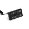 Buy cheap NP F550 Dummy Battery To D Tap Coiled Power Cable For Sony NP F550 F570 F970 Atomos Ninja V Monitor from wholesalers