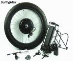 LCD/LED Display Electric Fat Bike 3000w Mxus Hub Motor With V / Disc Brake