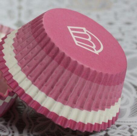 Buy cheap Baby pink greaseproof Cupcake liners wholesale from wholesalers