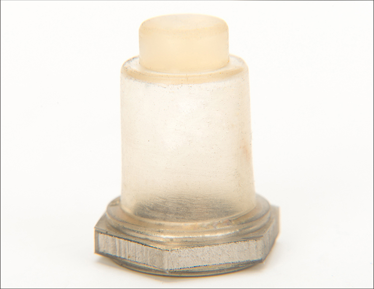 rubber coated metal parts with TS16949 ISO9001:2008 metal rubber molding parts