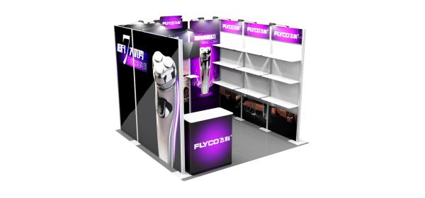 Advertising Custom Trade Show Displays , Tension Fabric Portable Trade Show