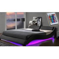 Buy cheap 4ft PU Fabric LED Upholstered Bed Frame Ottoman ODM OEM Bedroom Furniture product