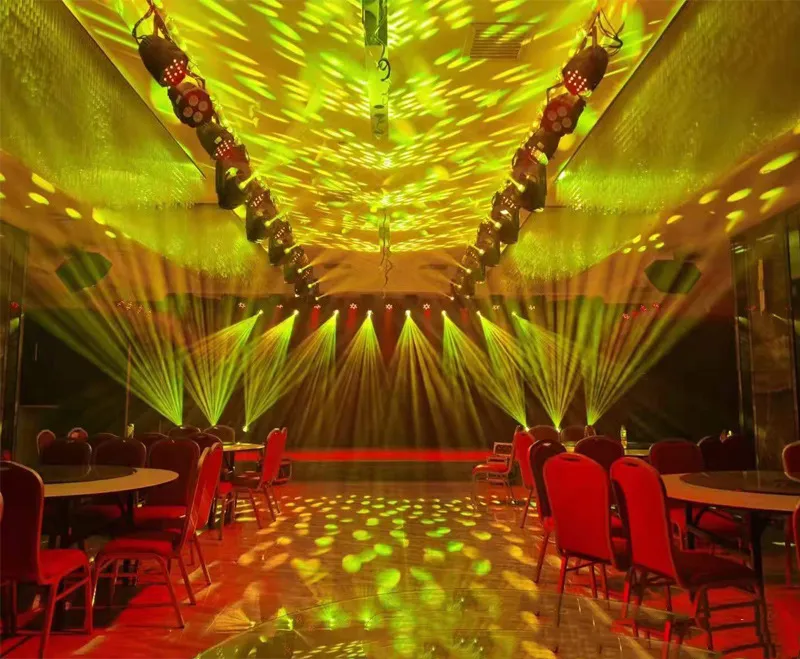 50000 Hour Working Lifetime ATG Rain Effect Rotating Stage Light for Nightclub Events