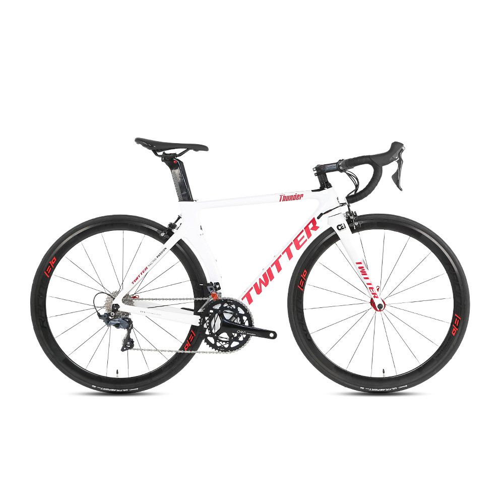 SHIMANO SORA R3000 Full Carbon Fiber Bike , Twitter Thunder Road Bike 8.6KG