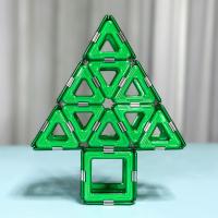 Buy cheap Creative Puzzle Toy 3D Magnetic Building Tiles Christmas Tree Blocks For Kids product