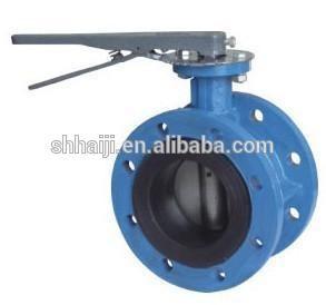 ASME Wafer Type Butterfly Valve , Certified Double Flange Butterfly Valve DN40 -