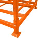 Customized Powder Coating Steel Pallet Tyre Rack Storage Stacking Truck Tire