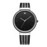 Buy cheap Silvery 40mm Fashionable Men'S Quartz Watch Round Smooth Surface from wholesalers