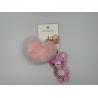 Buy cheap Various Colors Bear with Furry Heart Key Chain from wholesalers