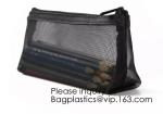 Multipurpose Nylon Mesh Cosmetic Bag Makeup Travel Cases Pencil Case Travel