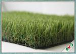 PE + PP Material House Outdoor Artificial Grass Field Green / Apple Green Color