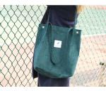 WOMEN'S BAG SIMPLE FASHION CORDUROY BAG CLASS CANVAS BAG SHOULDER BAG CAMPUS