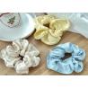 Buy cheap Korea shaggy clouds satin curly hair scrunchie Ins girls kids flower floral hair rope Macaron color head bands from wholesalers