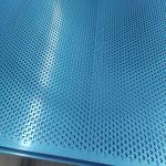 Hexagonal Hole Perforated Metal Plate Anti slip Panel with Round / Oblong Holes