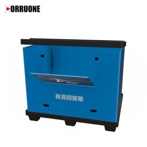 China Moisture Proof Plastic Turnover Box Polypropylene With Glossy Surface on sale
