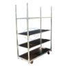 Buy cheap Hand Flower Danish Container Cart Hot Galvanizing Rubber Wheel from wholesalers