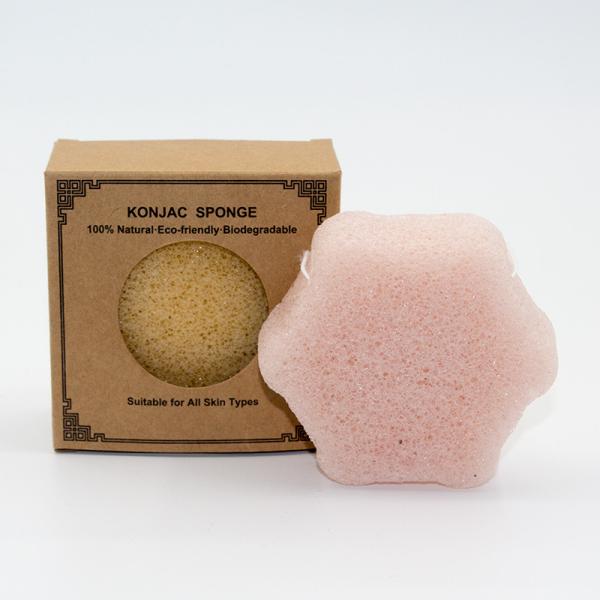 Buy cheap Customised 8.5*3cm Pure Natural Facial Konjac Sponge Pink For Skin Pore from wholesalers