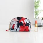 Water Resistant Shell Shape Polyester Cosmetic Bag For Trip